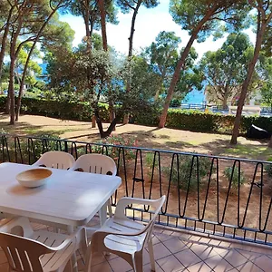 Con Amplia Terraza Y Vistas Al Mar A 150 Metros De La Playa Appartement Sant Antoni De Calonge